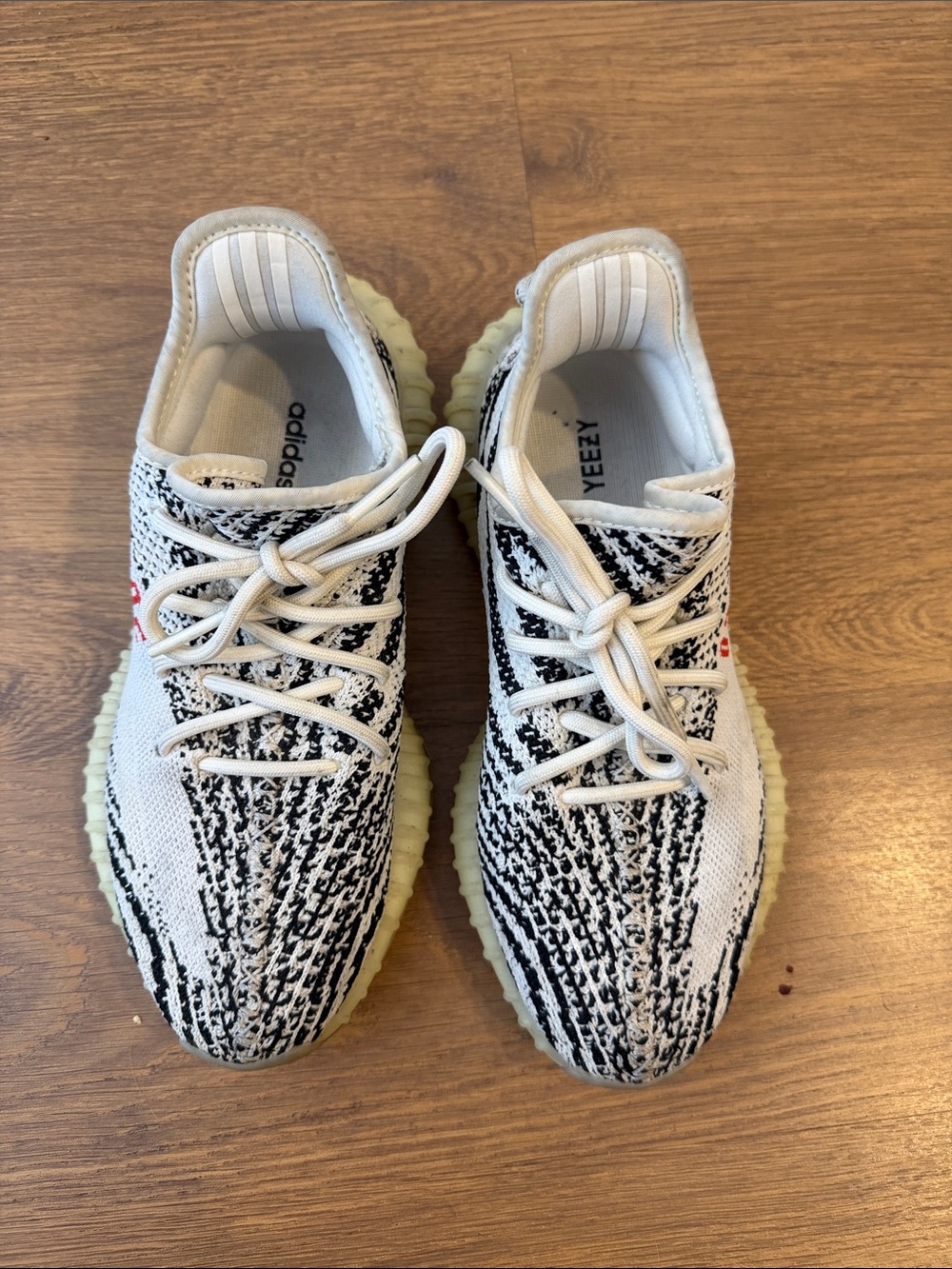 adidas Yeezy Boost 350 V2 White/Black with Red Accent